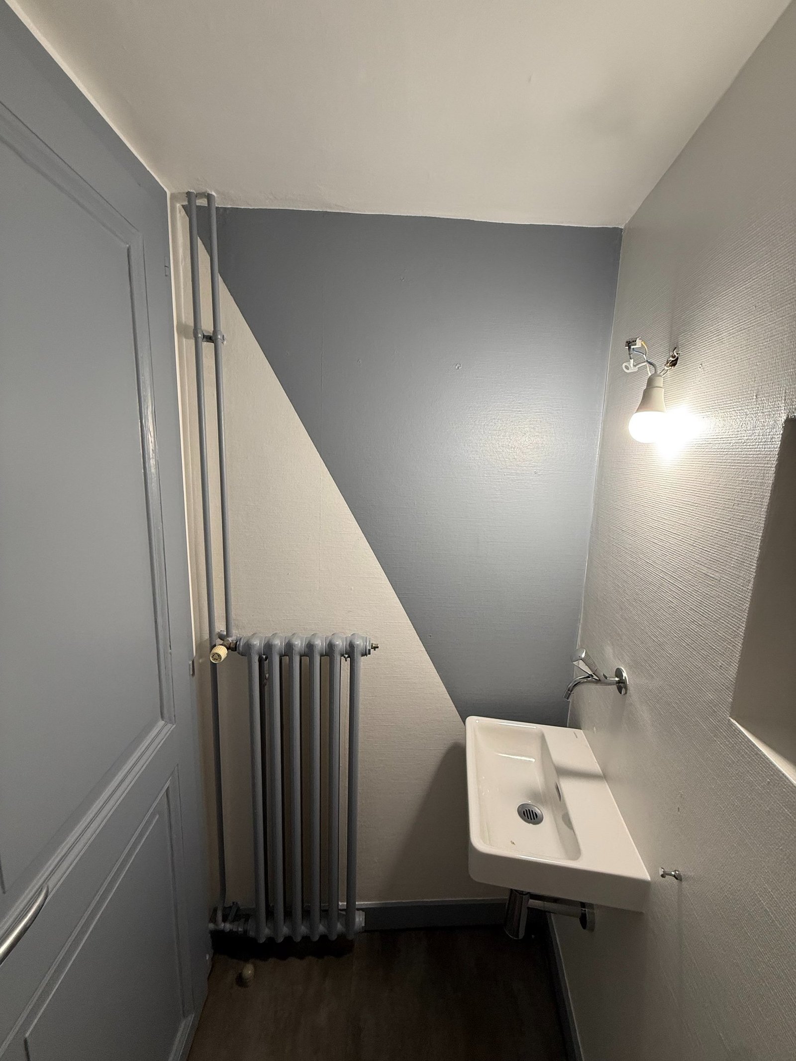 Renovation complete peinture et platrerie a Chailly